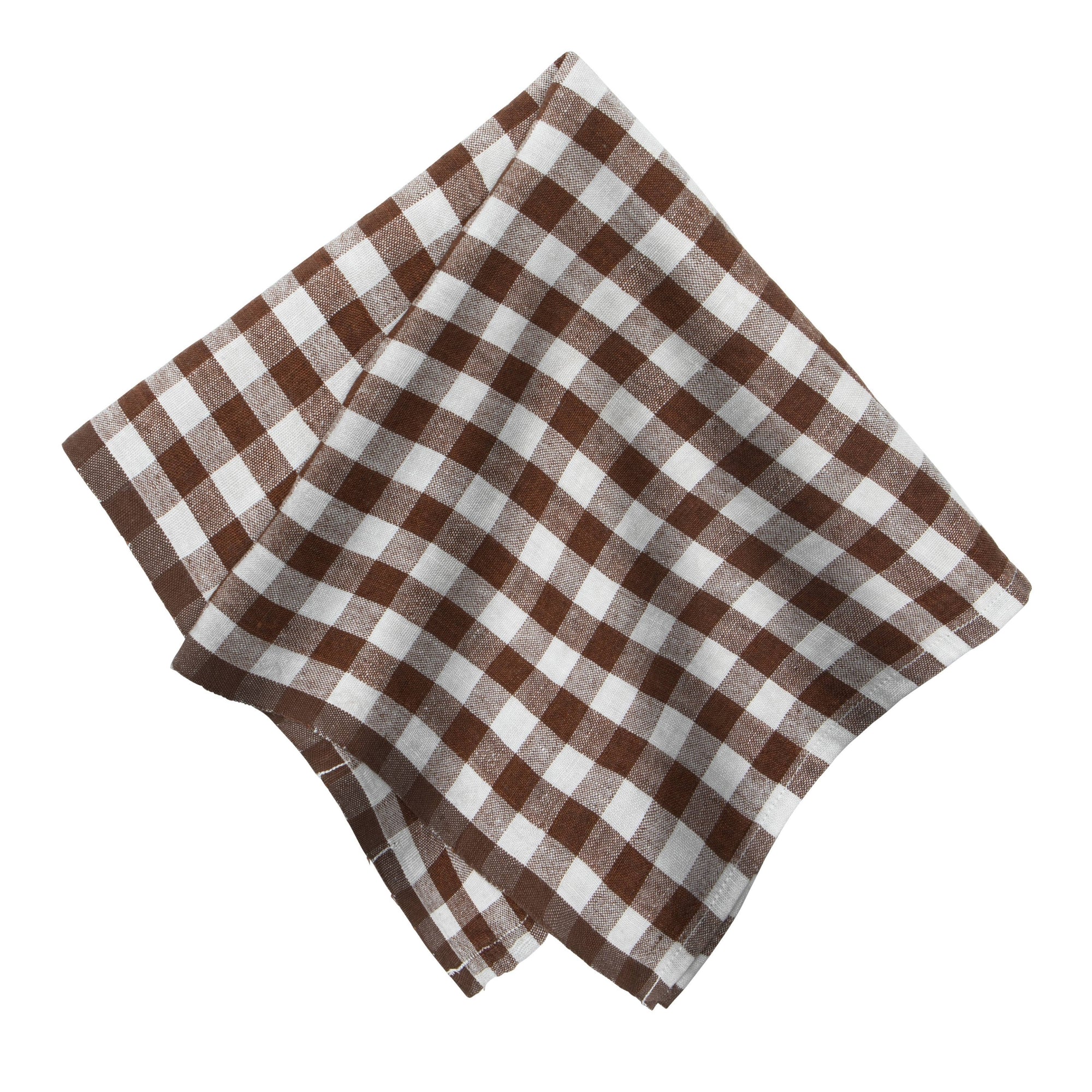 Walnut Gingham Napkin