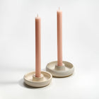 12" Church Taper Candles, Cream
