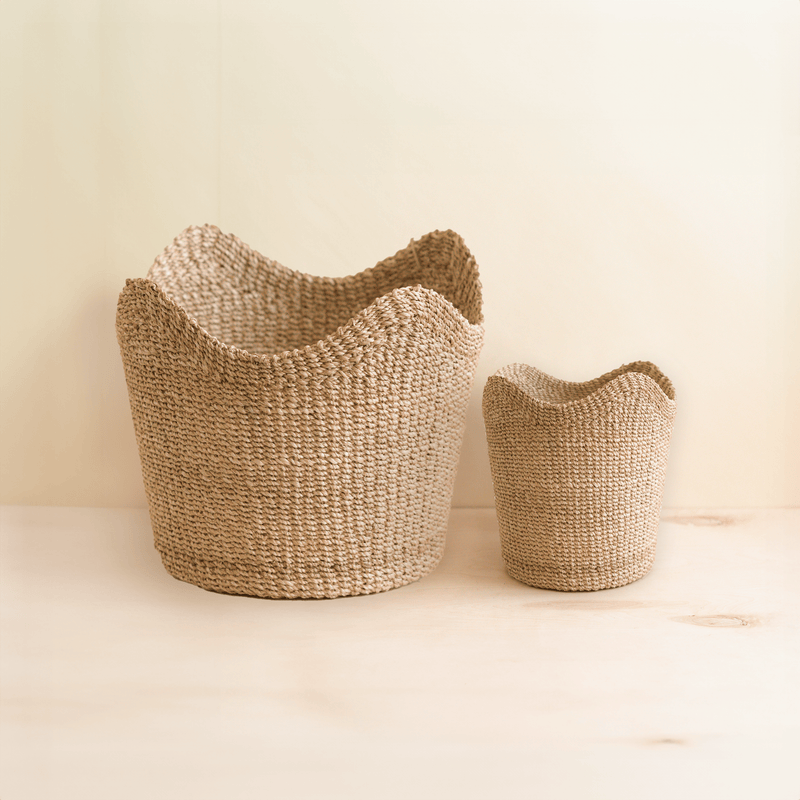 Abaca Scallop Basket