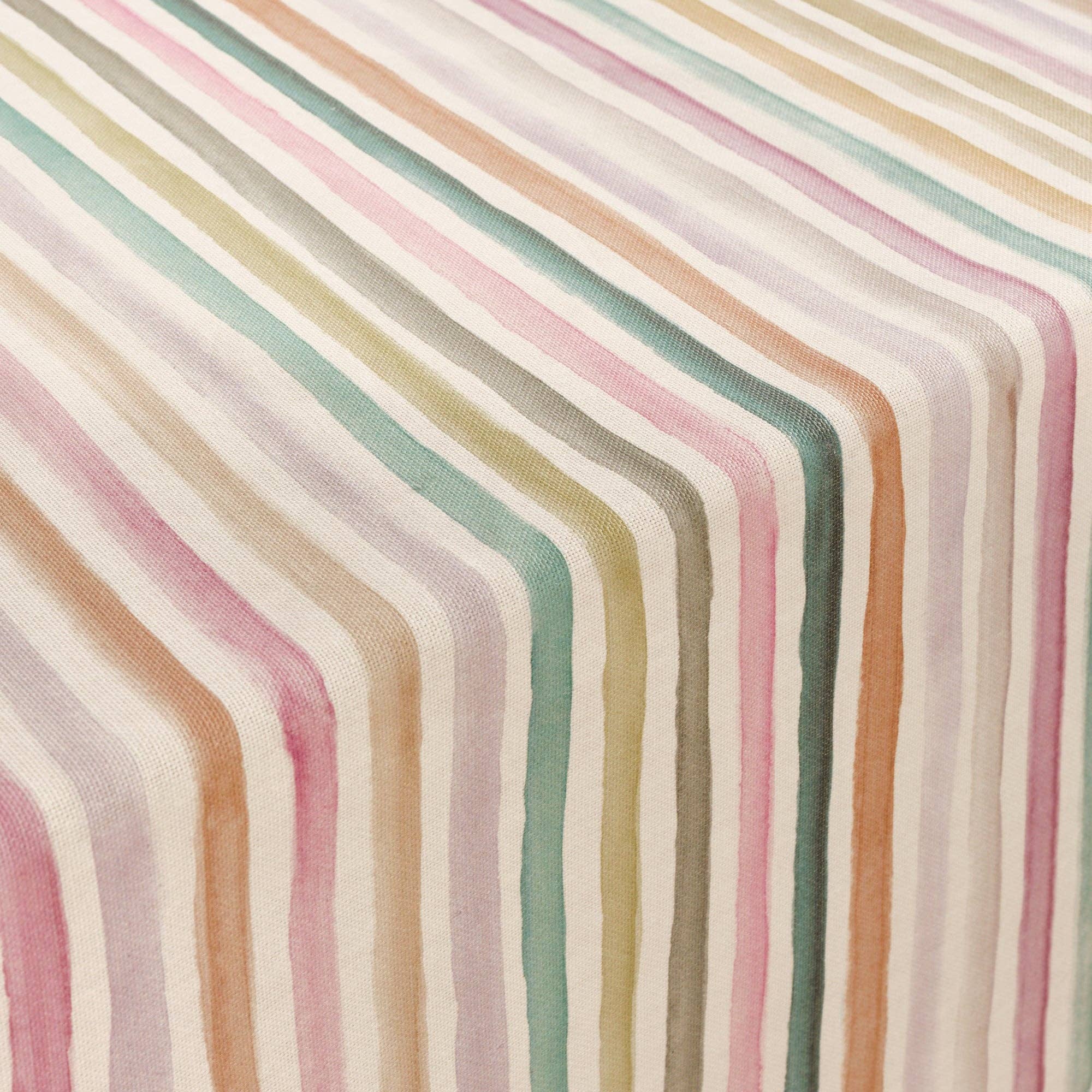 Summer Stripe 55x55" Coated Tablecloth