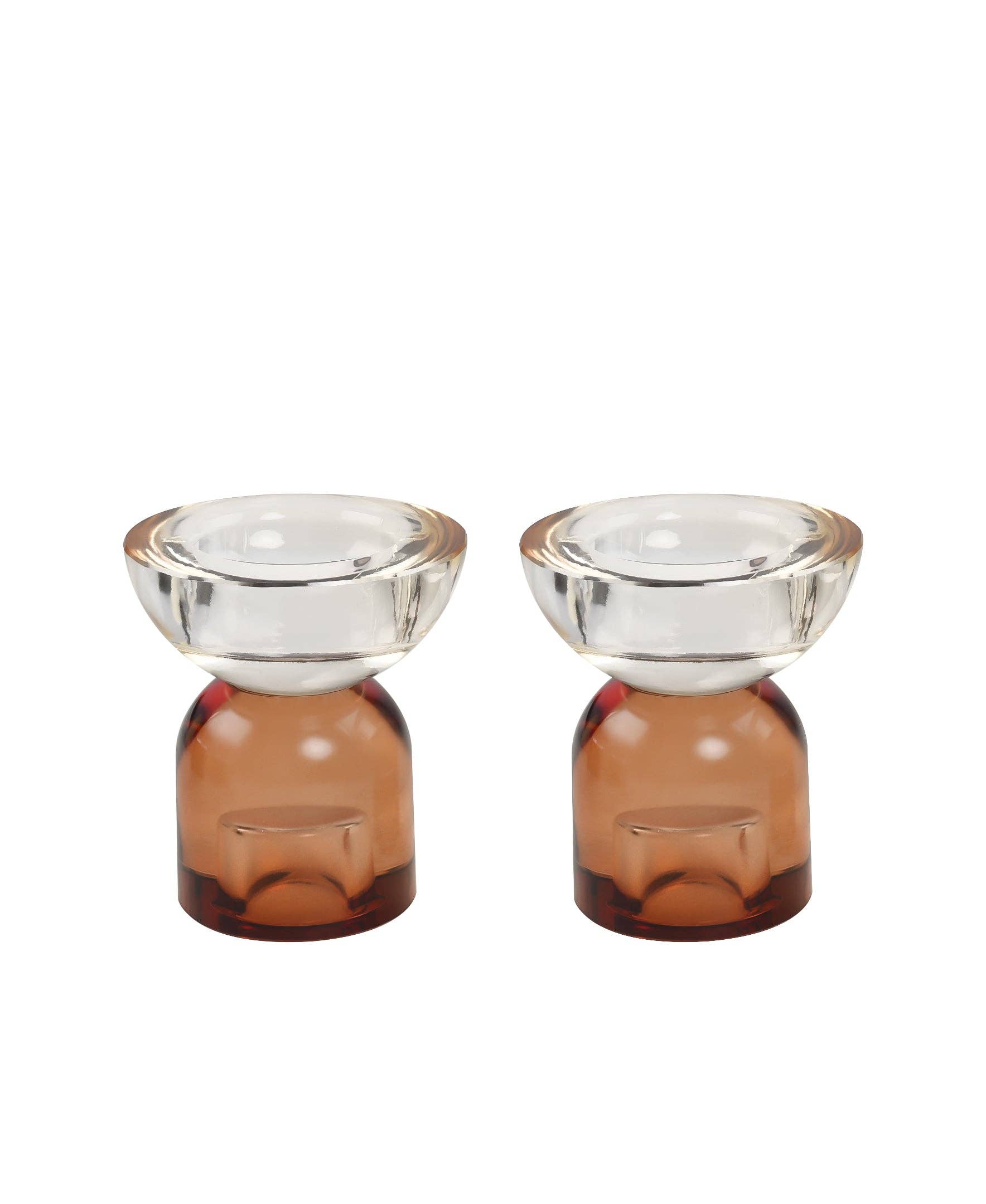 Peach Candle Holder/Tea Light