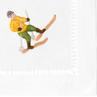 Skiers Cocktail Napkins | Mixed Set of 4