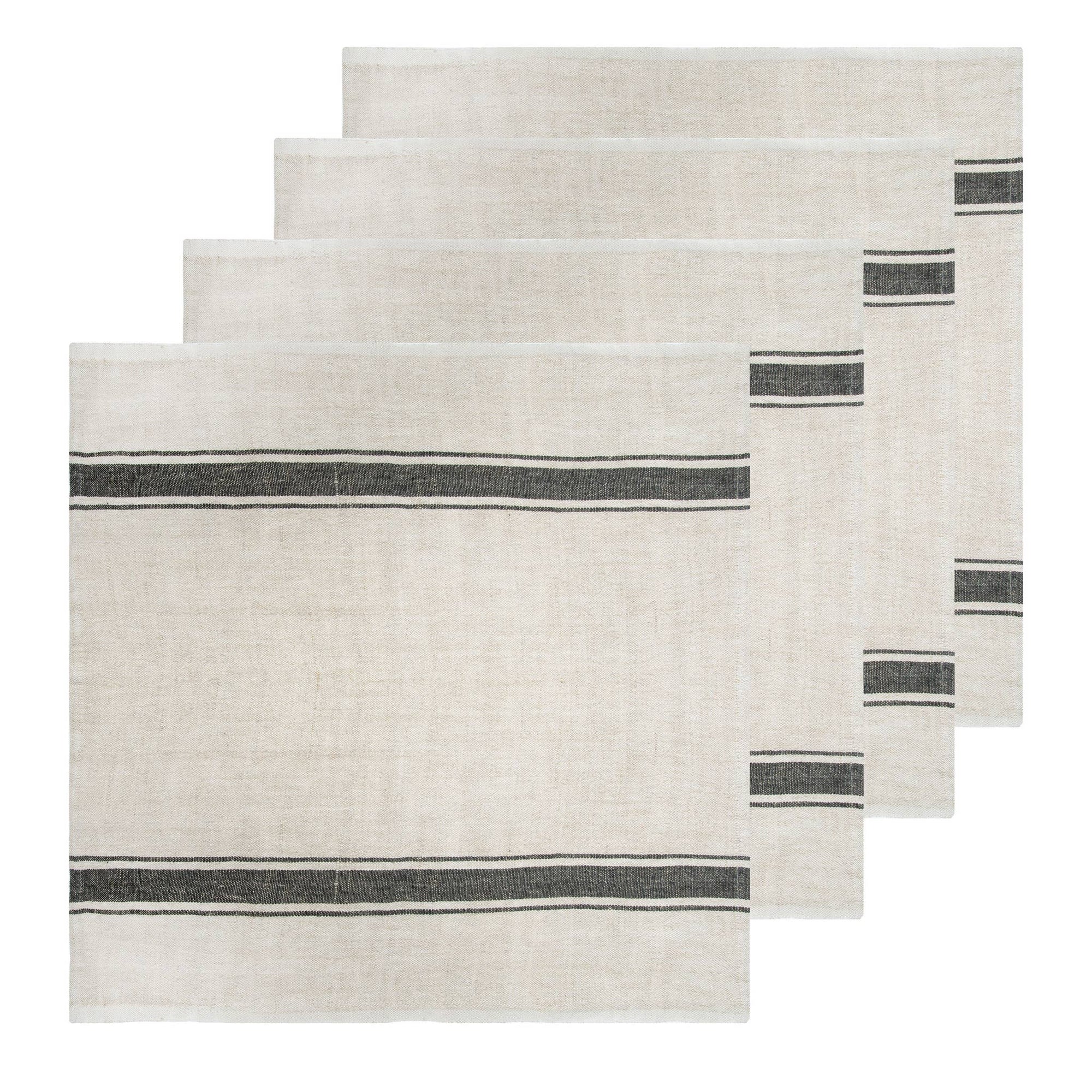 Marseille Black Napkin