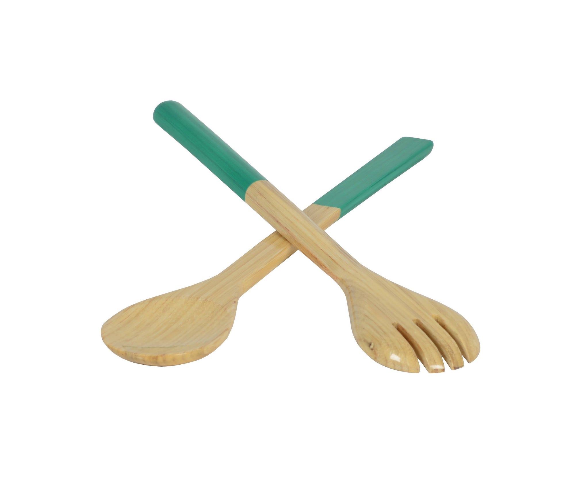 Bamboo 14.7 White Server Set
