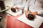 Easter Egg with Lemon and Rosemary, 70% Dark Chocolate