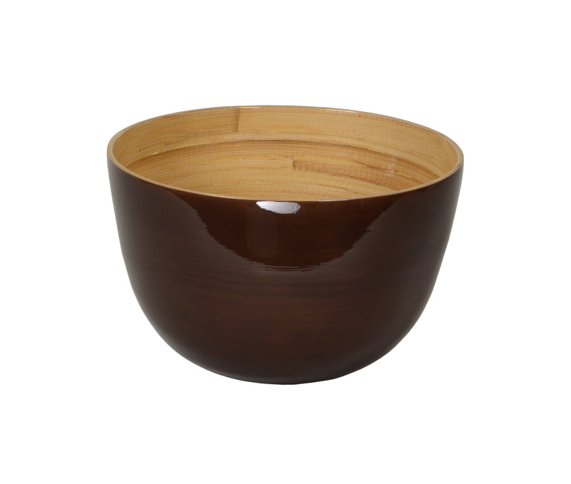 Bamboo 10" Serving Bowl, Brown