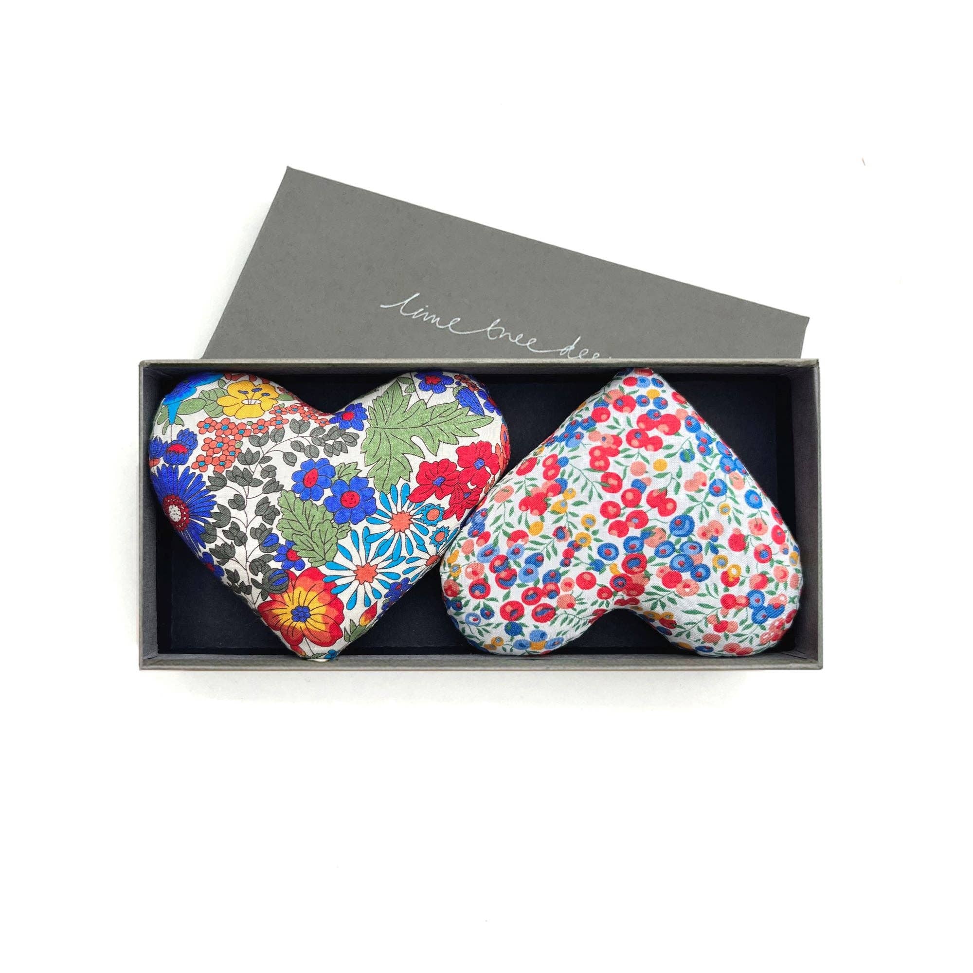 Red Liberty Lavender Hearts