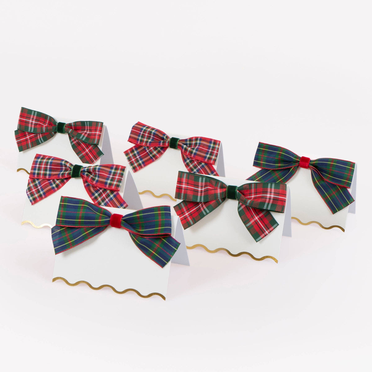 Tartan Place Cards