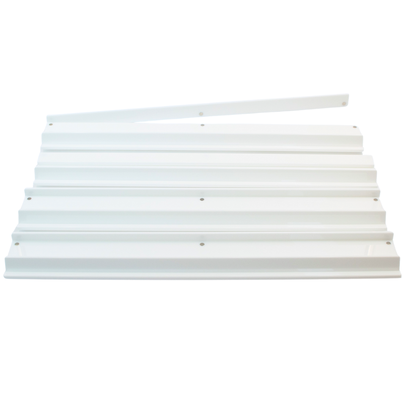 White Acrylic Mahjong Racks & Magnetic Pushers