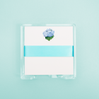 Hydrangea Square Desk Set