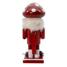 Mushroom Santa Nutcracker, 9"