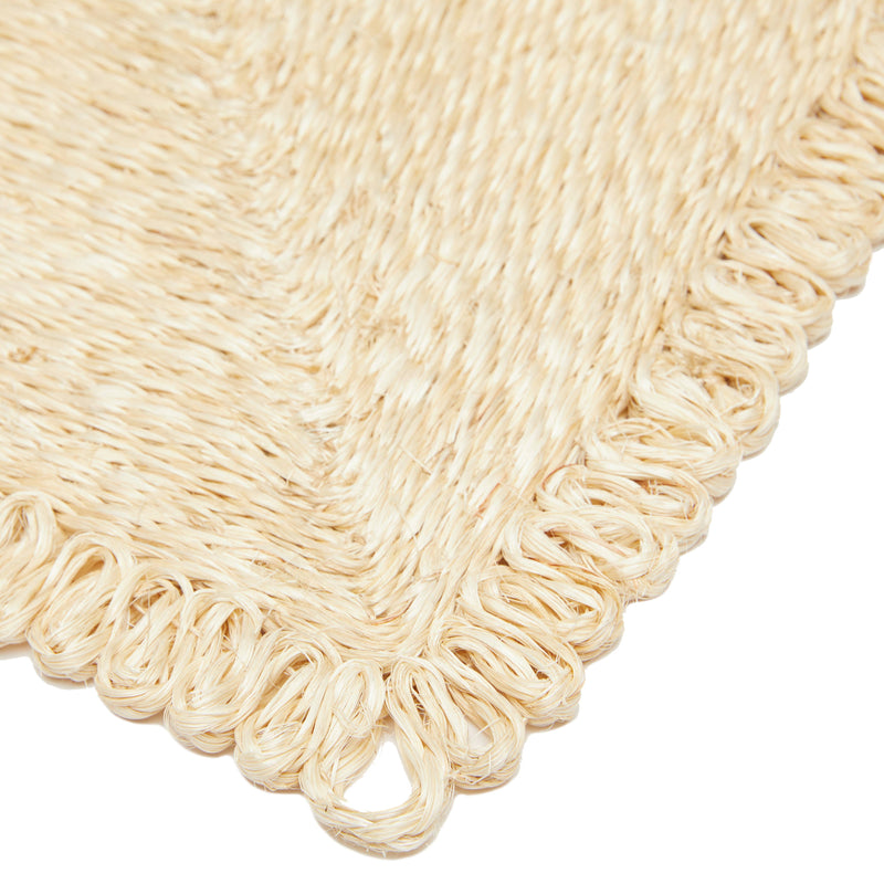 Square Abaca Placemat, Natural
