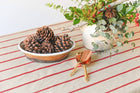 Red Striped 60x120" Tablecloth
