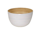 Bamboo Serving Bowl: White