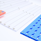 Wavy Acrylic Mahjong Racks & Magnetic Pushers, Blue & Clear