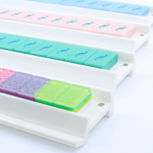 White Acrylic Mahjong Racks & Magnetic Pushers