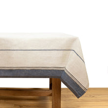 Eze 60x90" Tablecloth, Natural & Blue