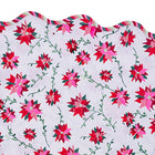 Poinsettia 86" Round Tablecloth