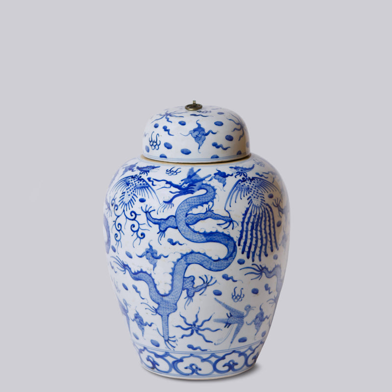Dragon Lidded Jar