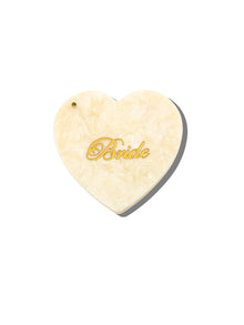 Bride Heart Compact Mirror