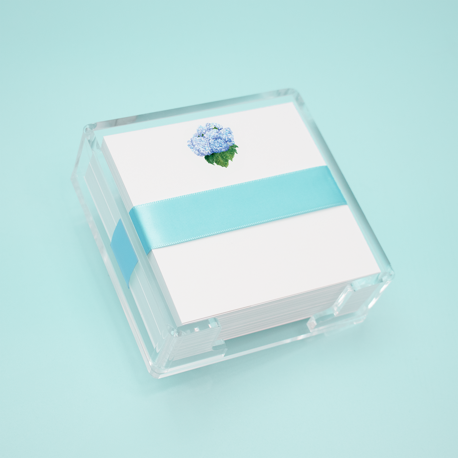 Hydrangea Square Desk Set