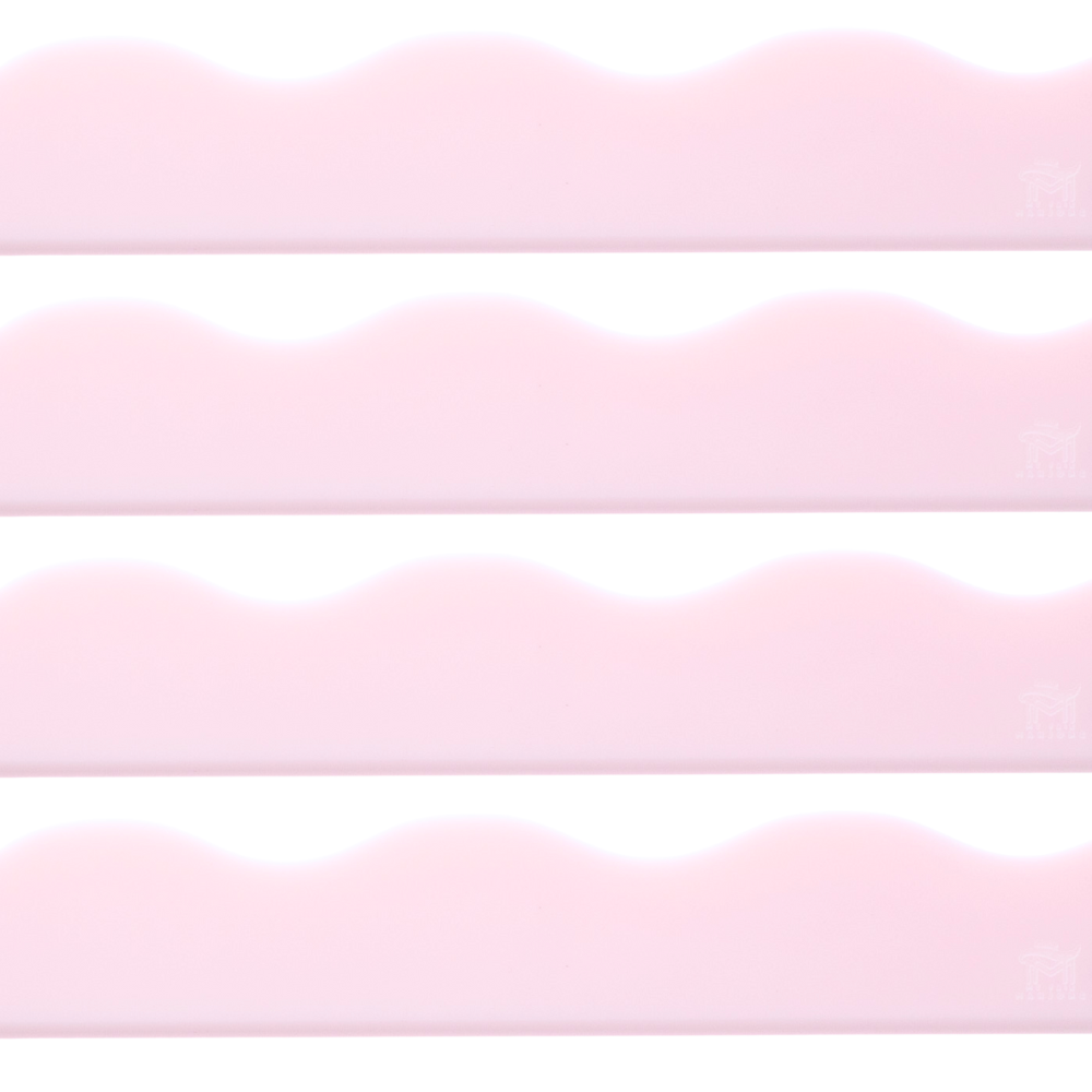 Acrylic Wavy Pusher, Solid Pink