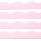 Acrylic Wavy Pusher, Solid Pink