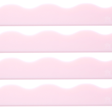 Acrylic Wavy Pusher, Solid Pink