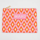 Mahj Card & Accessory Bag, Diamond Orange