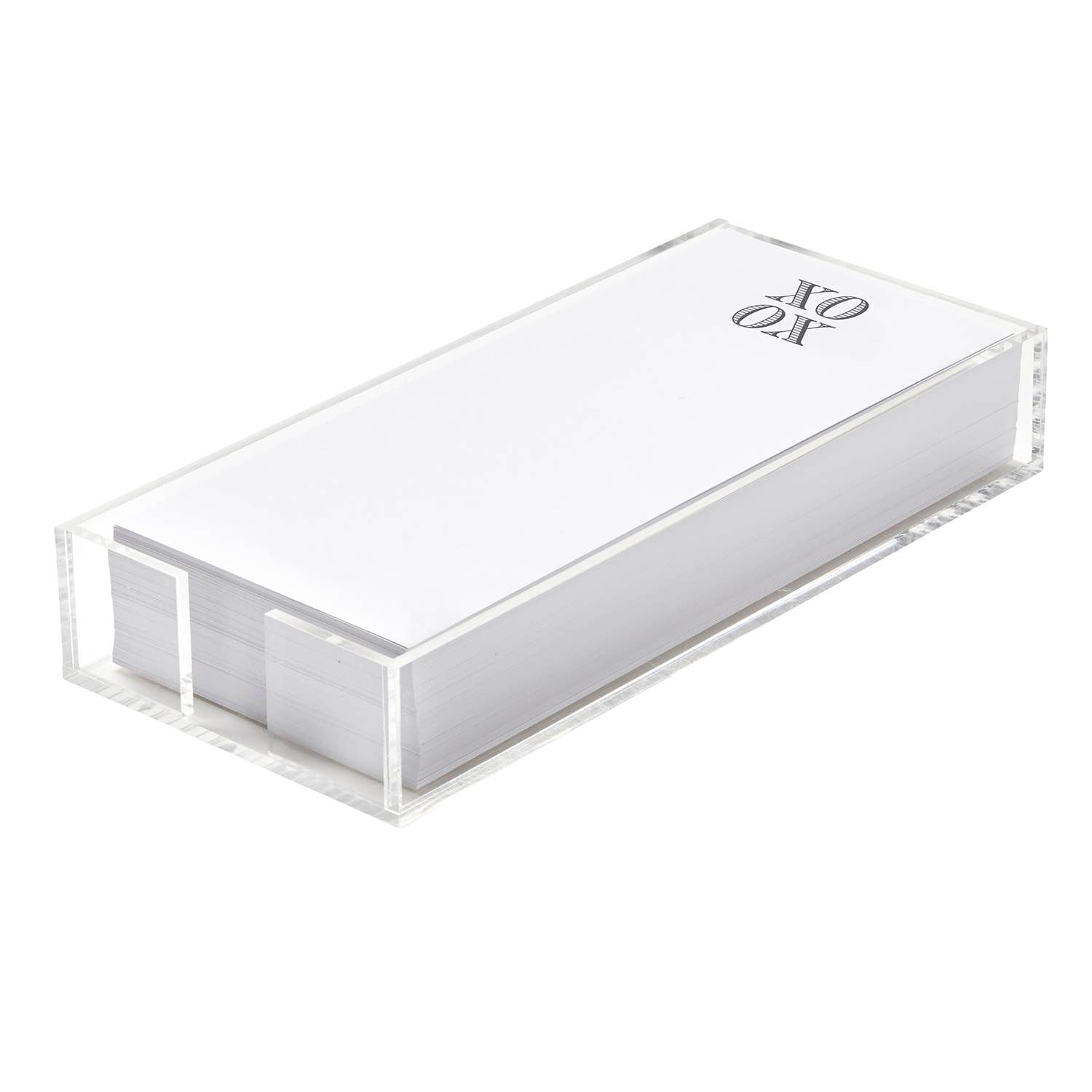 XOXO Notes Set in Acrylic Tray