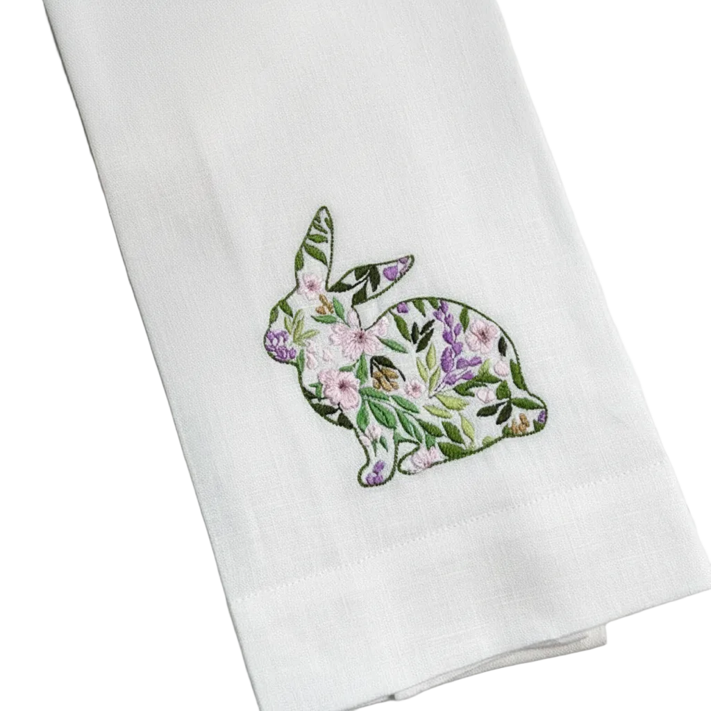 Garden Bunny Towel
