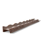Chocolate Woven Rattan Racks & Scalloped Pusher