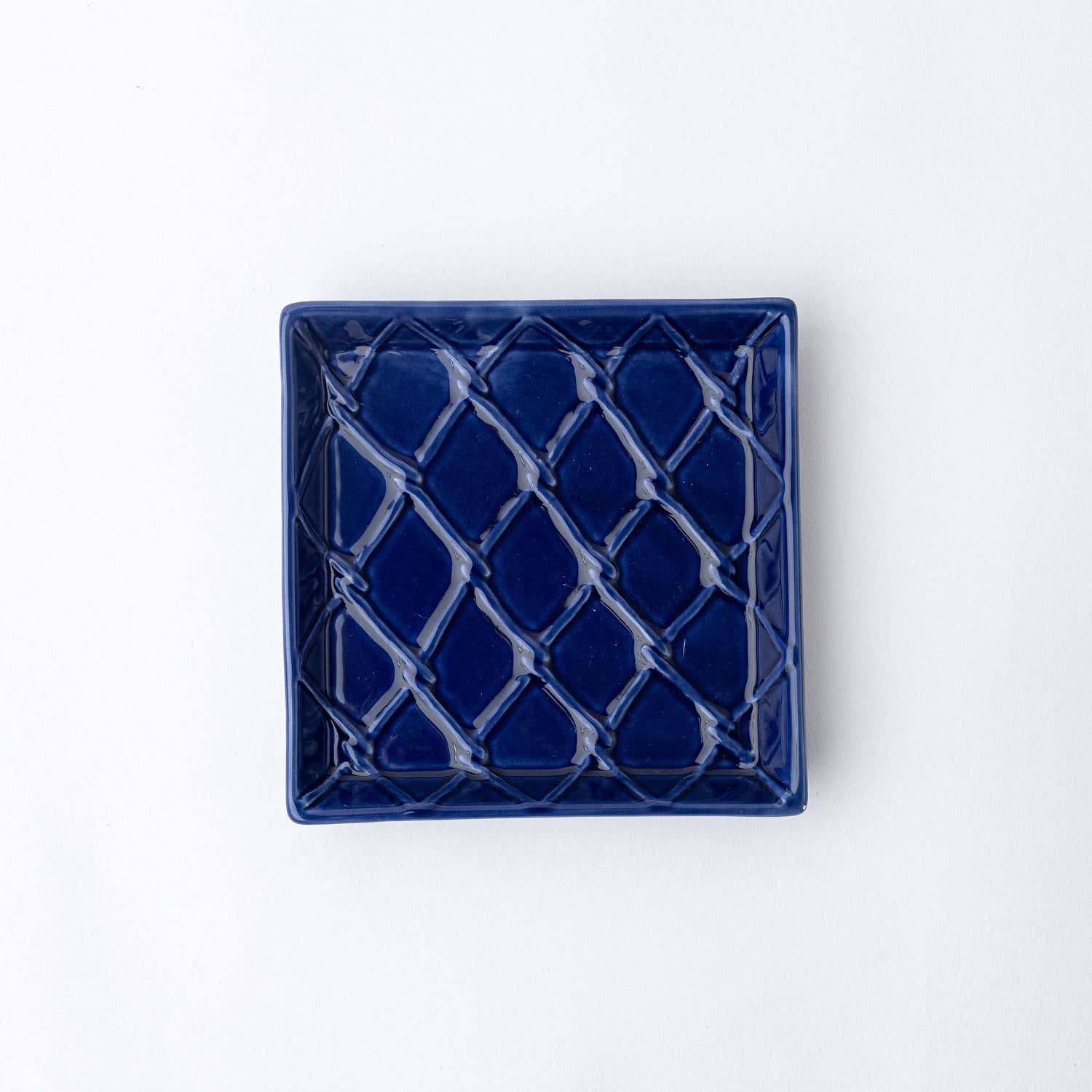 Navy Textured Tray