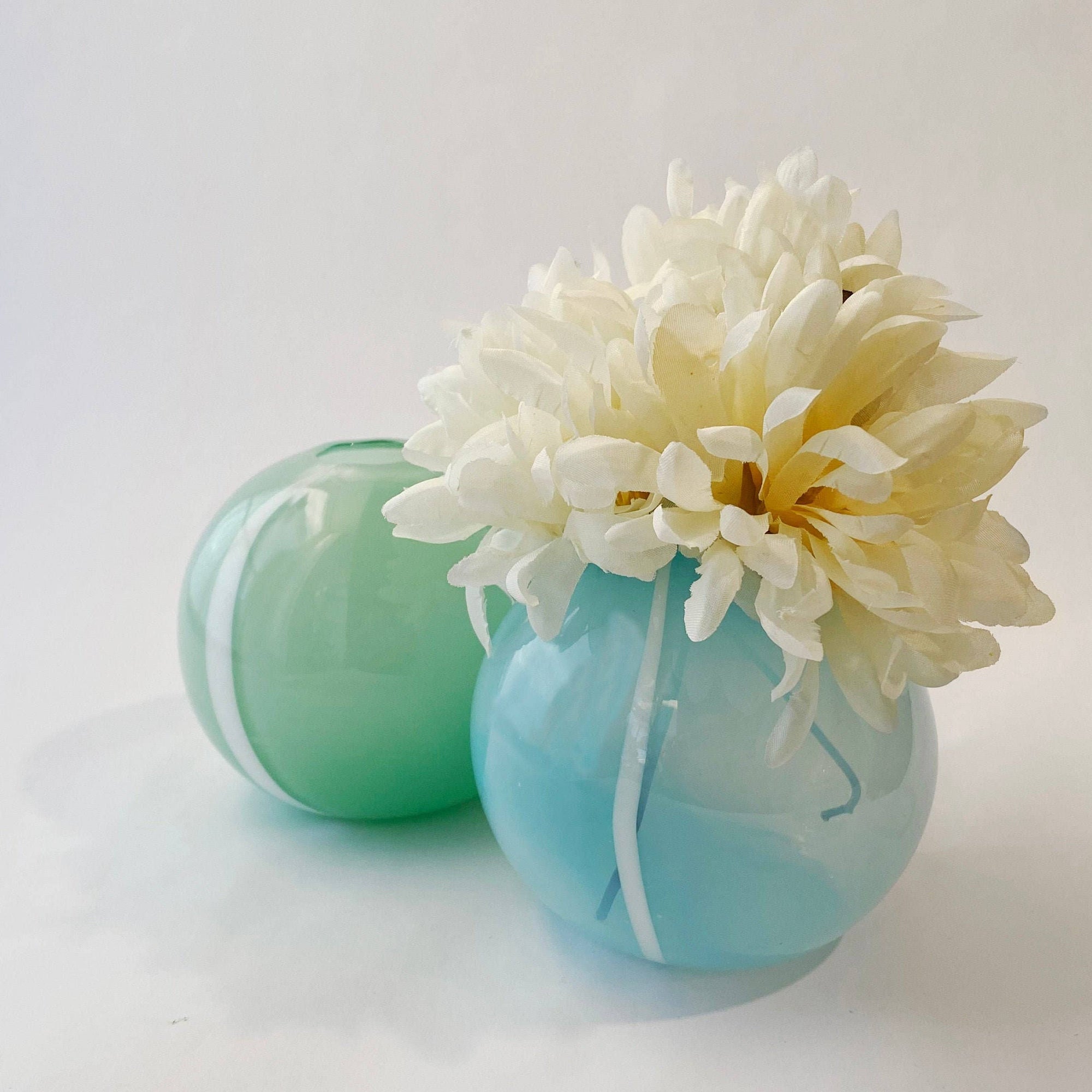 Handblown Bud Vase, Blue