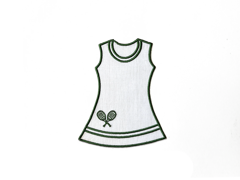Tennis Dress Cocktail Napkins, Set of 4