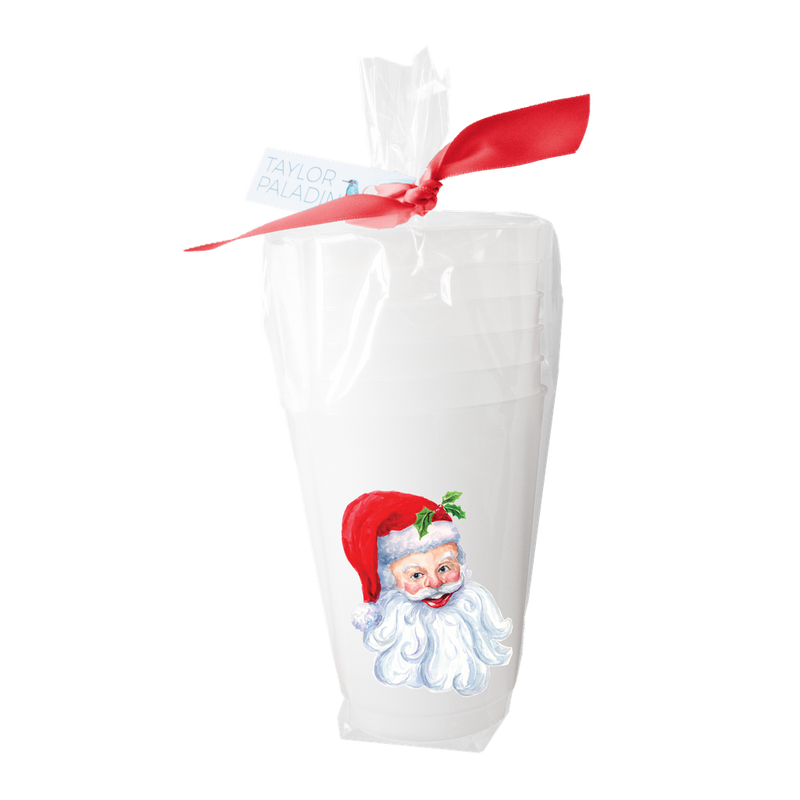 Santa Frosted Cups