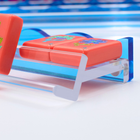 Wavy Acrylic Mahjong Racks & Magnetic Pushers, Blue & Clear
