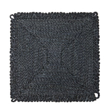 Square Abaca Placemat, Navy