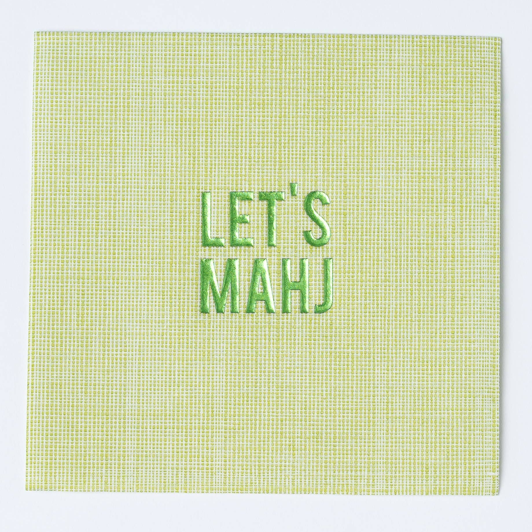Let’s Mahj Cocktail Napkins