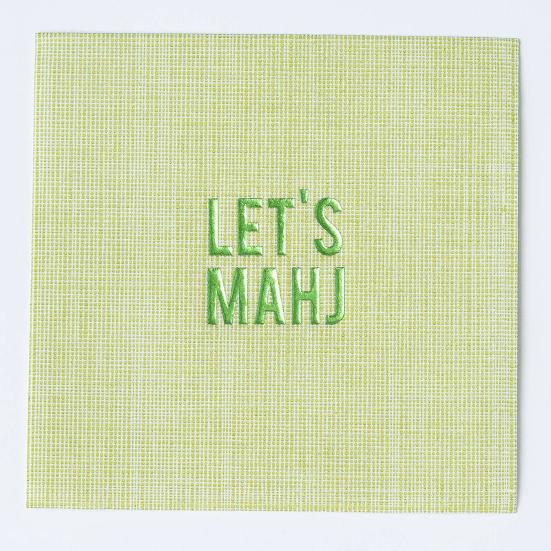 Let’s Mahj Cocktail Napkins