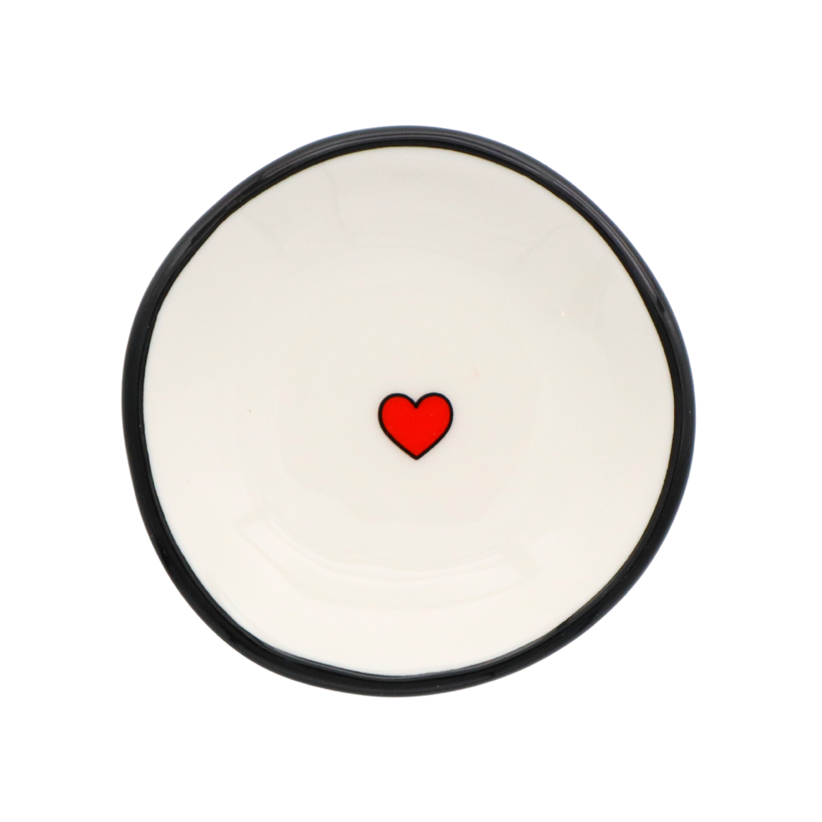 Red Heart Ring Tray