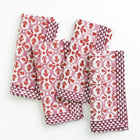 Fleur de Lis Rose Napkin