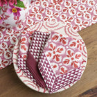 Fleur de Lis Rose Napkin