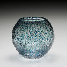 Aqua Florence Globe Vase, 6"