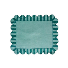 Embroidered Scalloped Multi Color Placemats