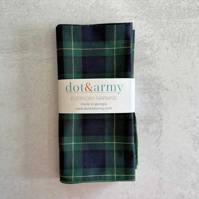 Tartan Cloth Napkins, S/4