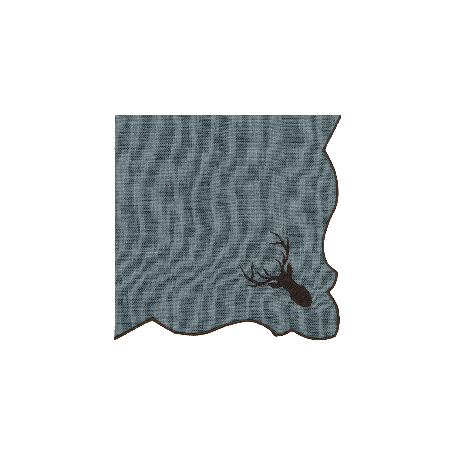 Stag Head Linen Napkin