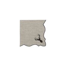 Stag Head Linen Napkin