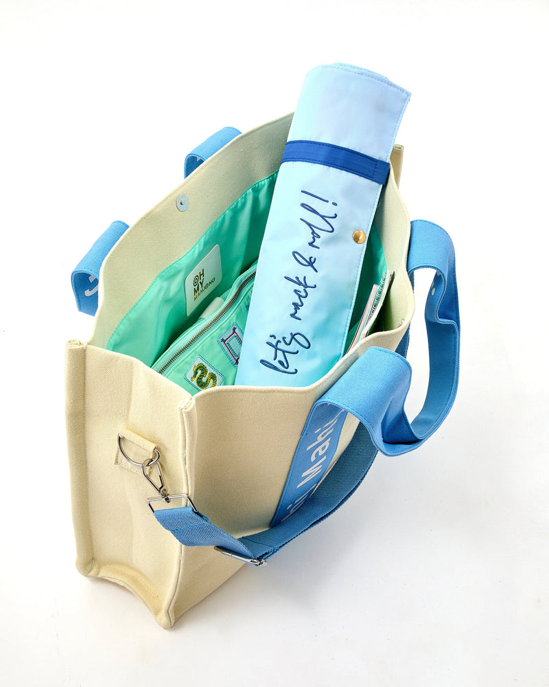 Mahj It All Bag, Light Blue