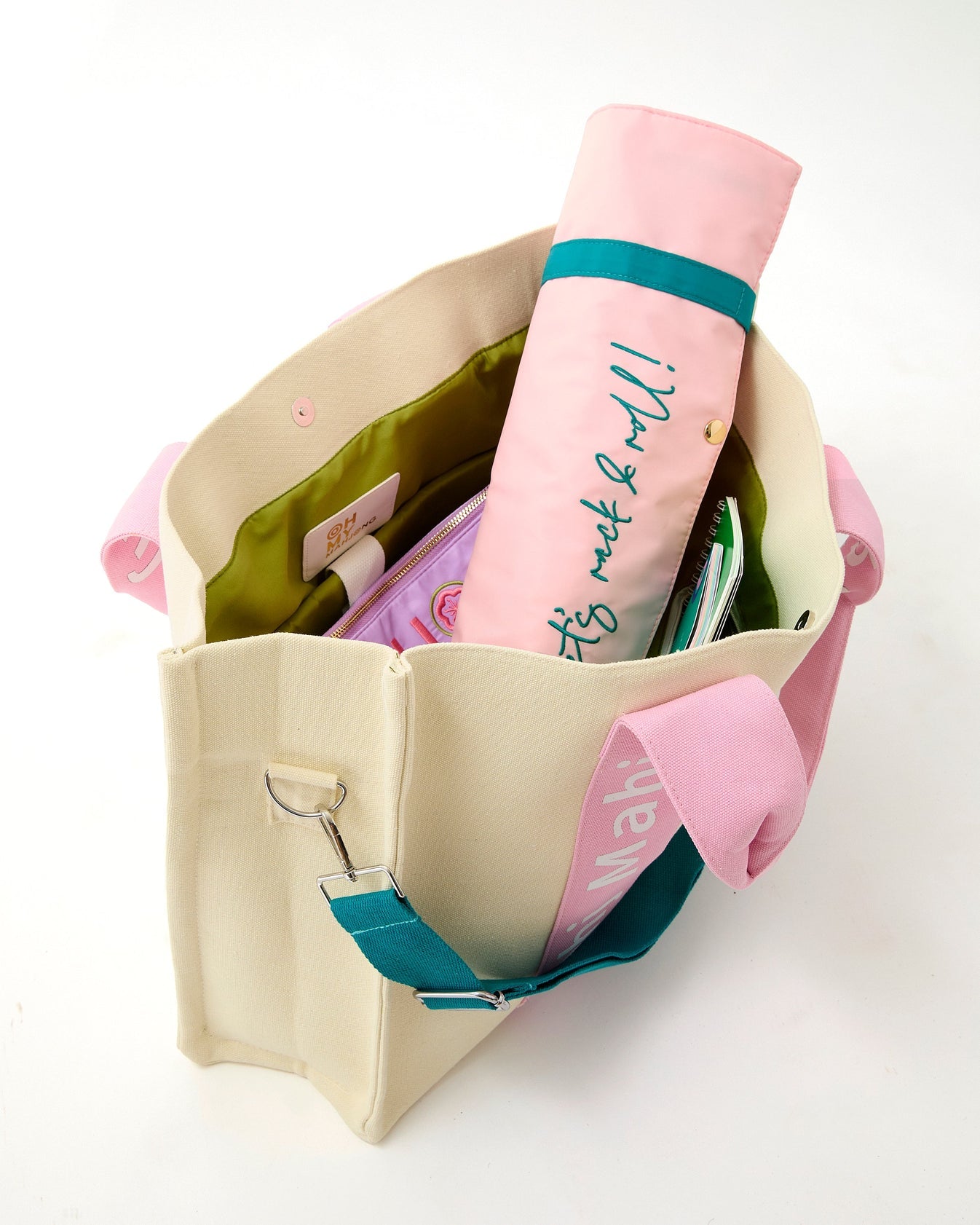 Teal Mahj It All Bag